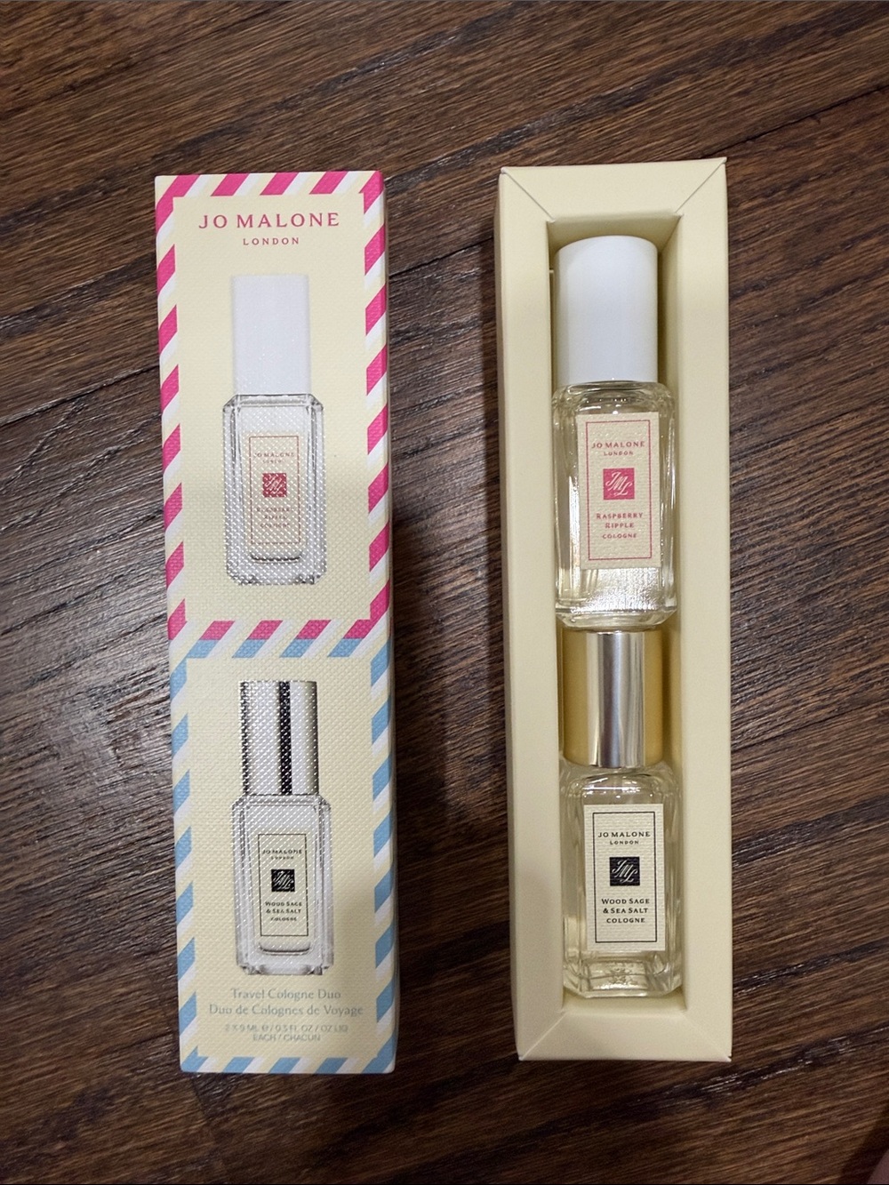 Jo Malone Mini Cologne Duo — Raspberry Ripple & Wood Sage & Seasalt
